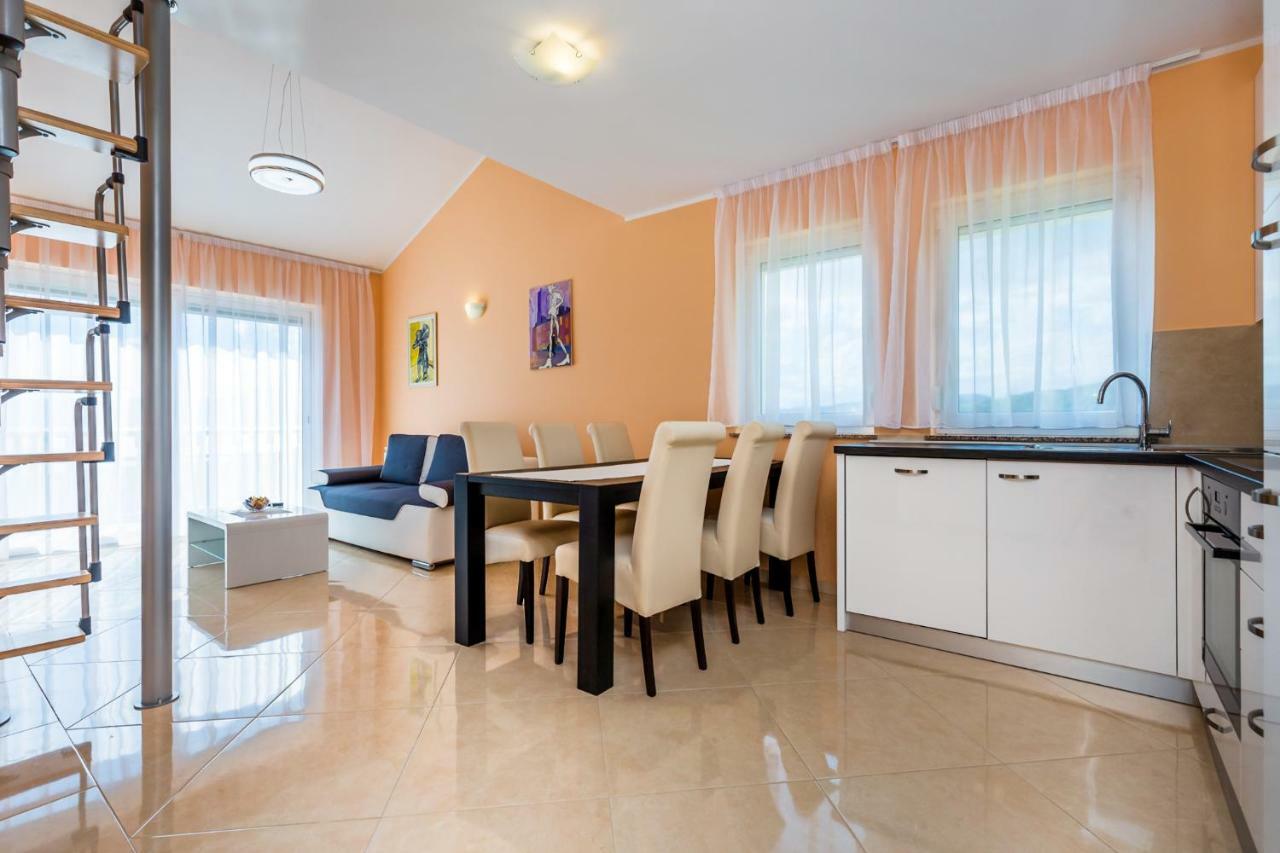 Luxury Apartments Kostrena With Pool Exterior photo