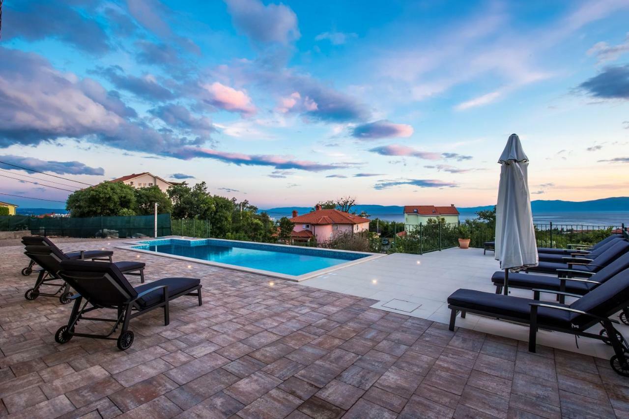 Luxury Apartments Kostrena With Pool Exterior photo