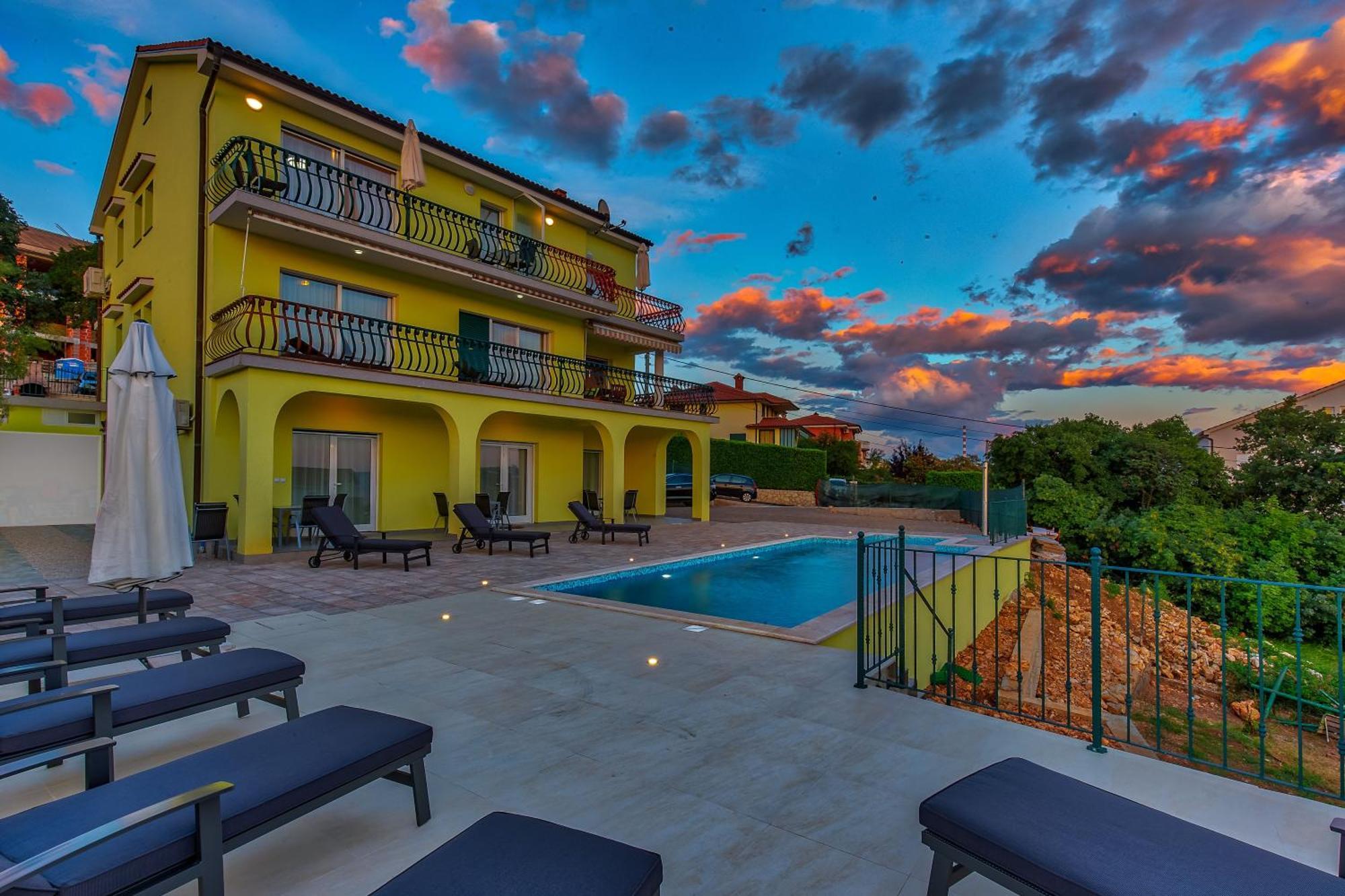 Luxury Apartments Kostrena With Pool Exterior photo